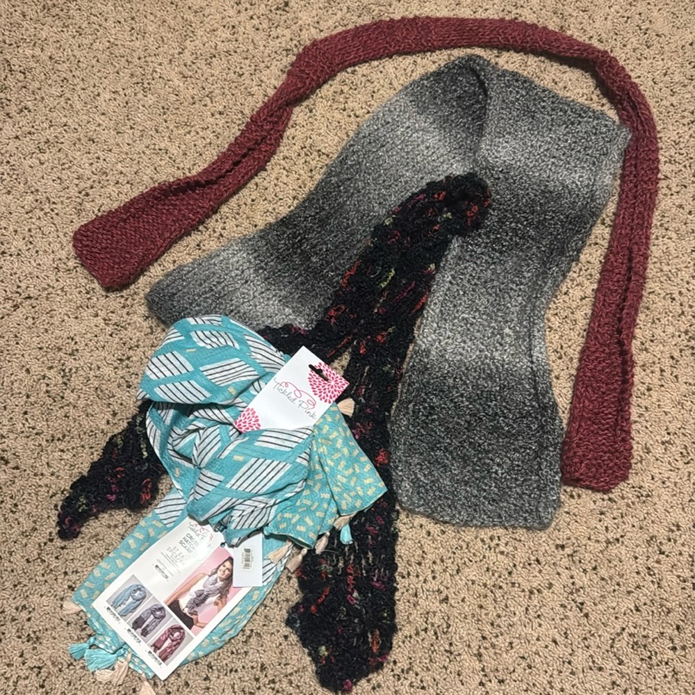 Four Scarves